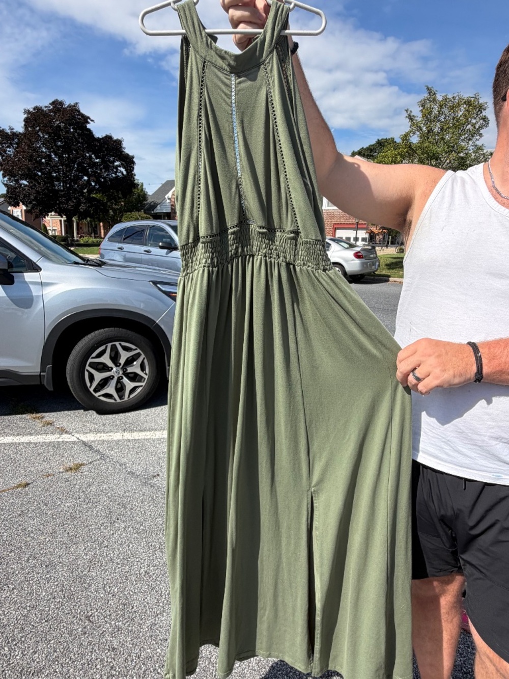 Floor length maxi dress